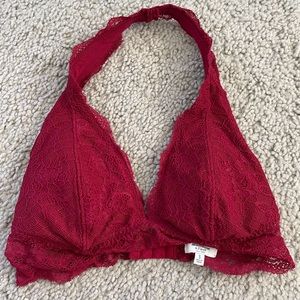 Red Lace Bralette